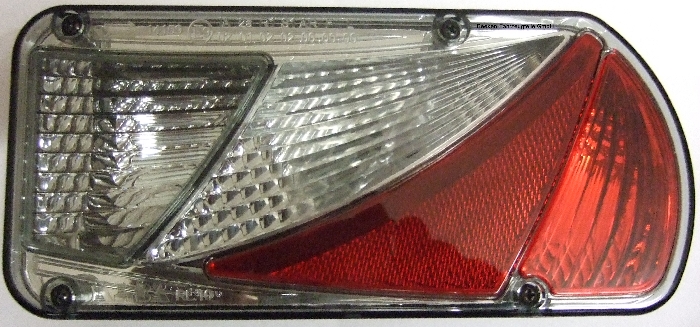 Beleuchtung- AJBA IV, Lichtscheibe Lampenglas rechts, Rauchglas