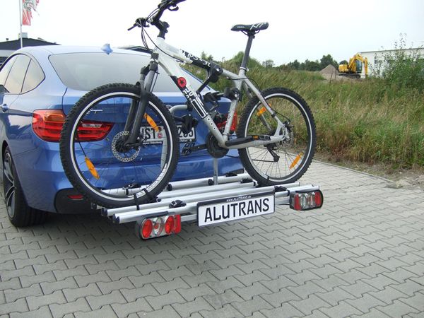 ALUTRANS BackBOXX Premium Komplettsystem Bike 4 für d. Anhängerkupplung AHK Fahrradträger für 4 Fahrräder