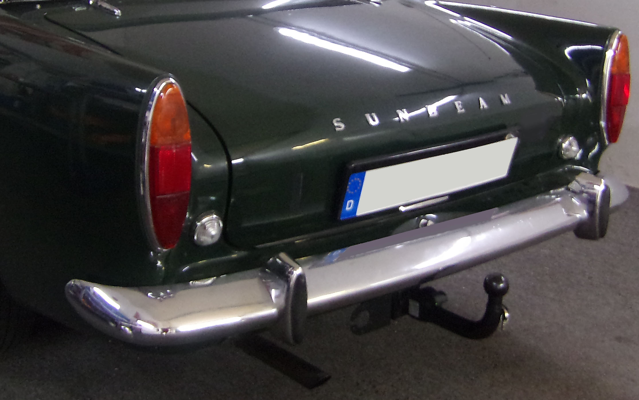 Anhängerkupplung für Sunbeam-Alpine & Tiger Serie IV, V, Montage nur bei uns im Haus, Baureihe 1964-1964 abnehmbar