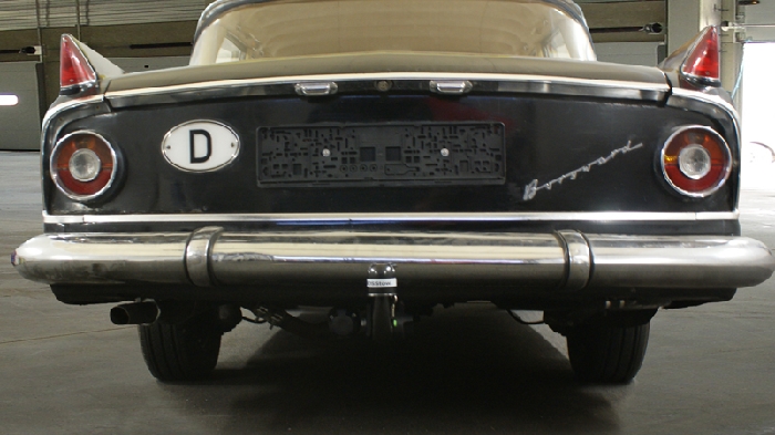 Anhängerkupplung für Borgward-P100 Limousine, Fzg. ohne Zusatztank, Baureihe 1959-1962 abnehmbar