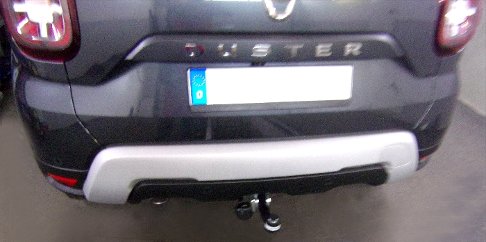 Anhängerkupplung für Dacia-Duster SUV, speziell Fzg. mit LPG Gas 2WD und 4WD, Baureihe 2018-2024 starr