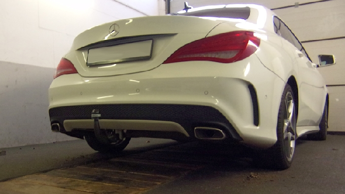 Anhängerkupplung für Mercedes-CLA X117, Shooting Brake, spez. m. AMG Sport o. Styling Paket, Baureihe 2015- S- schwenkbar