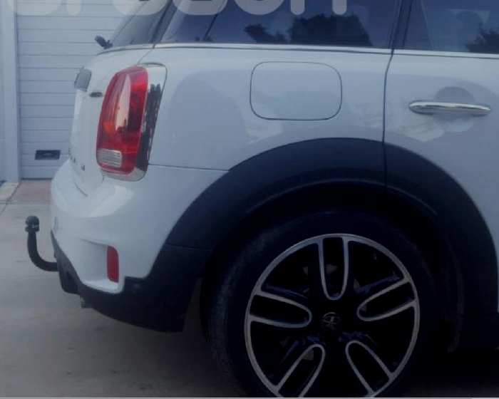 Anhängerkupplung für MINI-Countryman F60 Countryman, spez. JCW John Cooper Works, Fzg. mit Anhängelastfreigabe, Baureihe 2017- V-abnehmbar  Anhängerkupplung für MINI-Countryman F60 Countryman, spez. JCW John Cooper Works, Fzg. mit Anhängelastfreigabe, Baureihe 2017- V-abnehmbar