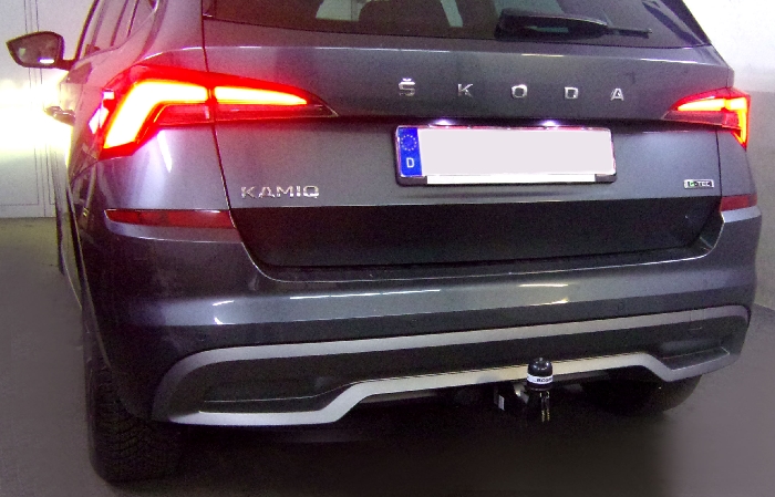 Anhängerkupplung für Skoda-Kamiq spez. G-Tec, nur für Heckträgerbetrieb, Baureihe 2019-2023 V-abnehmbar