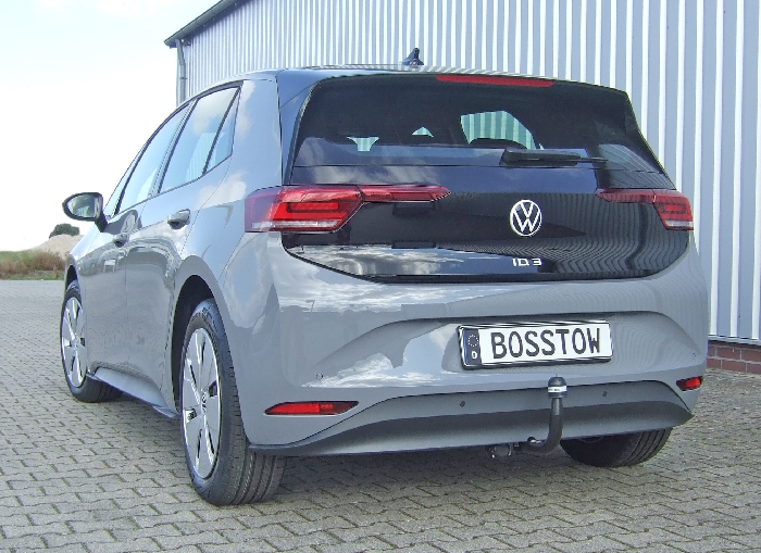 Anhängerkupplung für VW-ID 3 Heckträgeraufnahme, nur für Heckträgerbetrieb, Montage nur bei uns im Haus, Baureihe 2023- V-abnehmbar