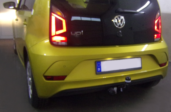 Anhängerkupplung für VW-Up nicht Erdgas, nicht eUp, nicht GTI, nur für Heckträgerbetrieb, Baureihe 2016-2023 abnehmbar
