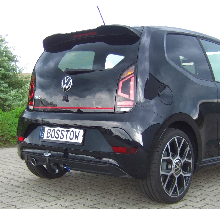 Anhängerkupplung für VW-Up spez. GTI, nur für Heckträgerbetrieb, Montage nur bei uns im Haus, Baureihe 2017-2023 V-abnehmbar