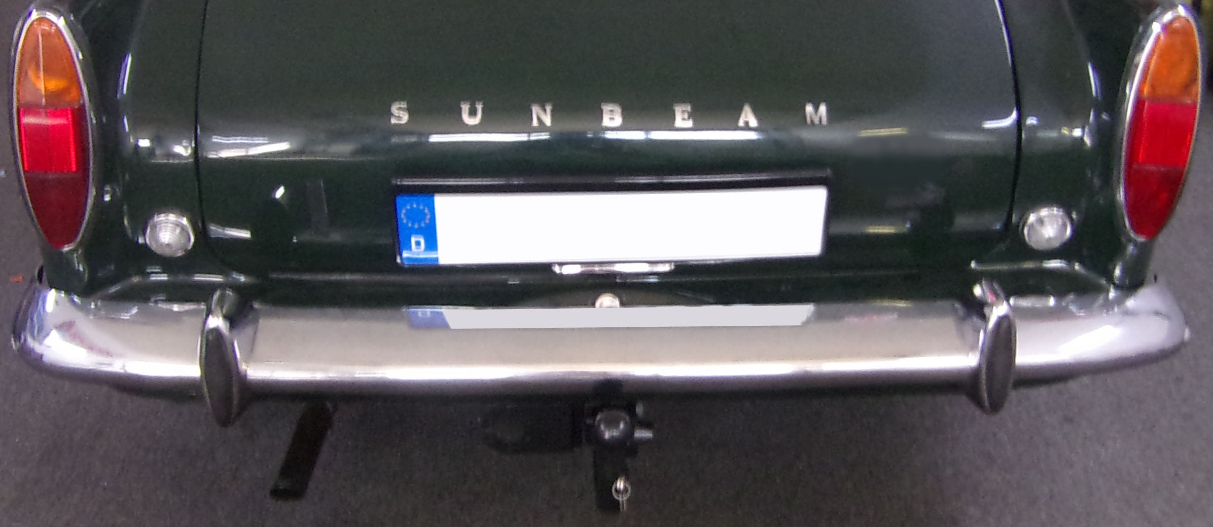 Anhängerkupplung für Sunbeam-Alpine & Tiger Serie IV, V, Montage nur bei uns im Haus, Baureihe 1964-1964 abnehmbar