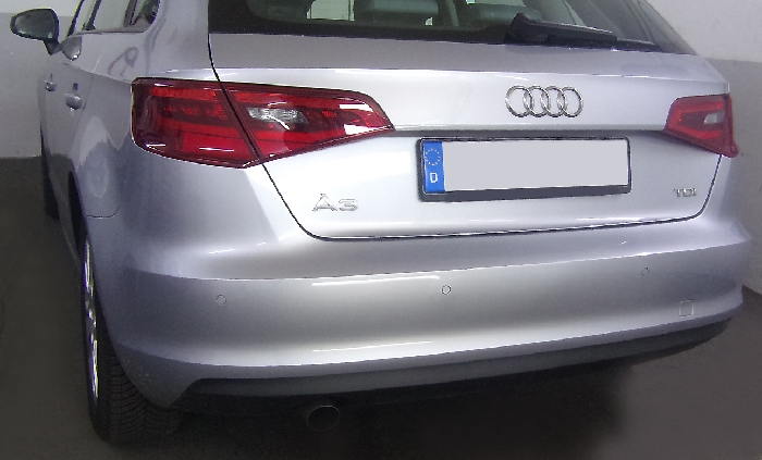 Anhängerkupplung für Audi-A3 5-Türer Sportback, Baureihe 2013-2016 starr  Anhängerkupplung für Audi-A3 5-Türer Sportback, Baureihe 2013-2016 starr