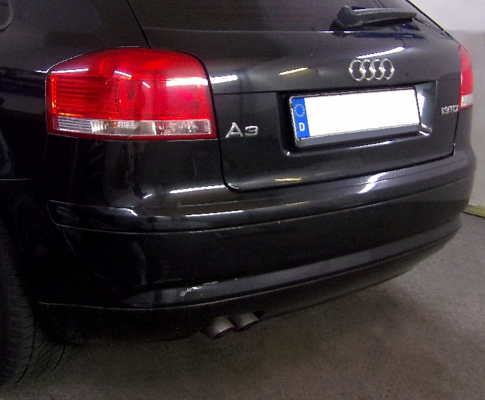 Anhängerkupplung für Audi-A3 3-Türer, nicht Quattro + S3, Baureihe 2005-2008 starr  Anhängerkupplung für Audi-A3 3-Türer, nicht Quattro + S3, Baureihe 2005-2008 starr