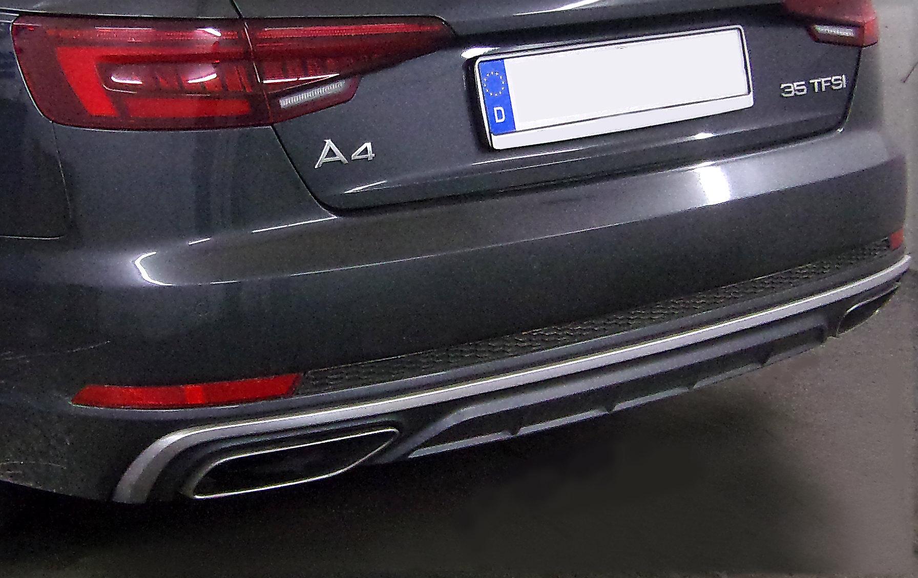 Anhängerkupplung für Audi-A4 Limousine nicht Quattro, nicht S4, speziell S-Line, Baureihe 2015- V-abnehmbar