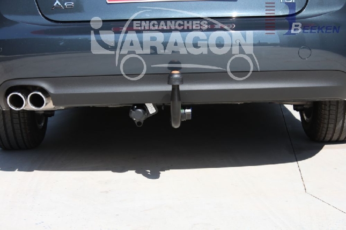 Anhängerkupplung für Audi-A6 Avant 4GH/4G, Allroad Quattro, Baureihe 2012-2014 V-abnehmbar  Anhängerkupplung für Audi-A6 Avant 4GH/4G, Allroad Quattro, Baureihe 2012-2014 V-abnehmbar