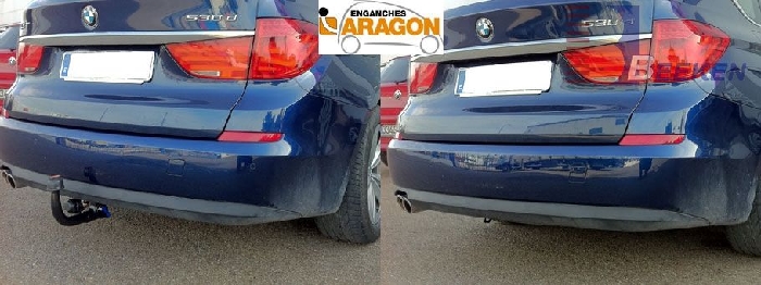 Anhängerkupplung für BMW-5er GT F07, Baureihe 2009-2013 V-abnehmbar Anhängerkupplung für BMW-5er GT F07, Baureihe 2009-2013 V-abnehmbar