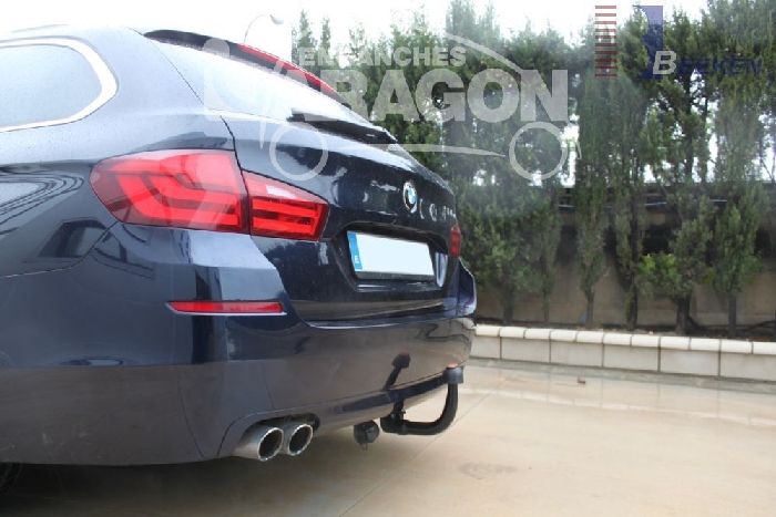 Anhängerkupplung für BMW-5er Touring F11, Baureihe 2014- V-abnehmbar Anhängerkupplung für BMW-5er Touring F11, Baureihe 2014- V-abnehmbar