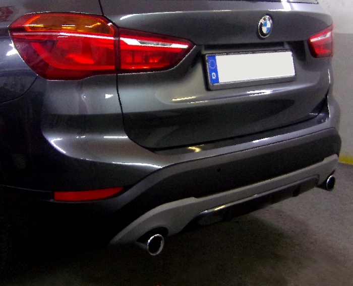 Anhängerkupplung für BMW-X1 F48 Geländekombi, Baureihe 2015- V-abnehmbar Anhängerkupplung für BMW-X1 F48 Geländekombi, Baureihe 2015- V-abnehmbar