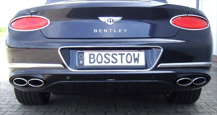 Anhängerkupplung für Bentley-GTC Cabrio, nur für Heckträgerbetrieb, Montage nur bei uns im Haus, Baureihe 2018-2024 V-abnehmbar