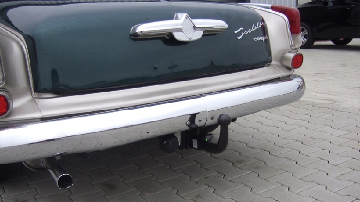 Anhängerkupplung für Borgward-Isabella Coupe, Cabrio, Baureihe 1954-1962 abnehmbar  Anhängerkupplung für Borgward-Isabella Coupe, Cabrio, Baureihe 1954-1962 abnehmbar