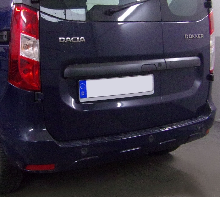 Anhängerkupplung für Dacia-Dokker nicht LPG Gasfahrzeuge, Baureihe 2017- abnehmbar