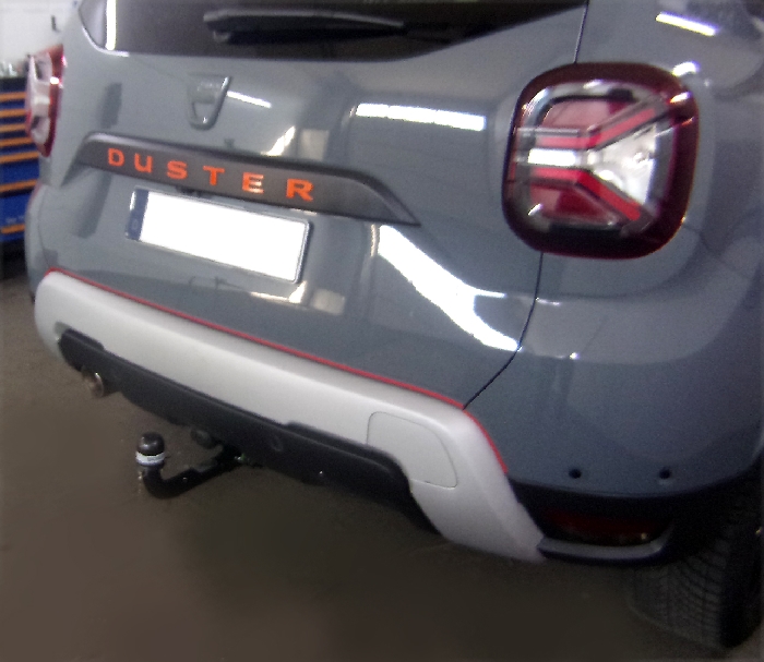 Anhängerkupplung für Dacia-Duster SUV 4WD, spez. Adblue, Baureihe 2018-2024 V-abnehmbar
