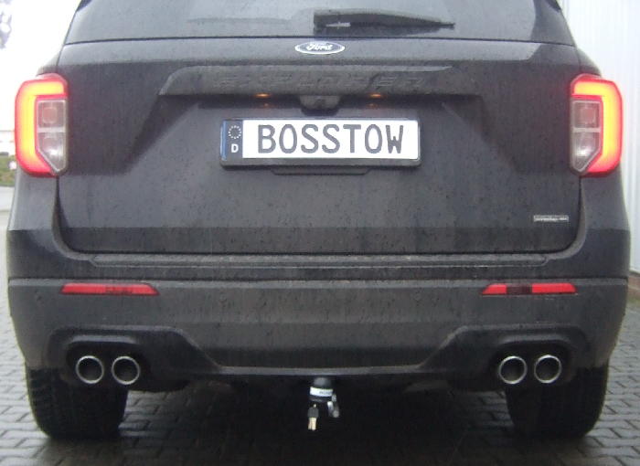 Anhängerkupplung für Ford-Explorer VI, ST-line 4WD, inkl. Hybrid, Baureihe 2019-2024 V-abnehmbar