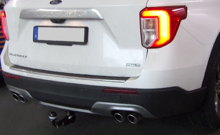 Anhängerkupplung für Ford-Explorer VI, Platinium 2WD, inkl. Hybrid, Baureihe 2019-2024 V-abnehmbar
