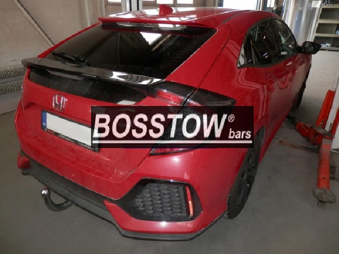 Anhängerkupplung für Honda-Civic 5-türig, Fließh., Baureihe 2017-2020 starr  Anhängerkupplung für Honda-Civic 5-türig, Fließh., Baureihe 2017-2020 starr