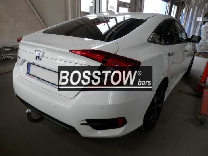 Anhängerkupplung für Honda-Civic 4-türig Limousine, Baureihe 2017-2020 starr  Anhängerkupplung für Honda-Civic 4-türig Limousine, Baureihe 2017-2020 starr