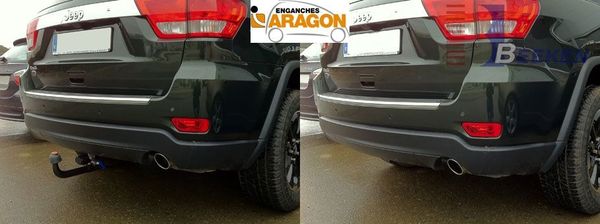 Anhängerkupplung für Jeep-Grand Cherokee WK Summit, Baureihe 2013- V-abnehmbar