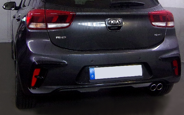 Anhängerkupplung für Kia-Rio Fließheck, spez. GT-line, Montage nur bei uns, Baureihe 2017-2020 V-abnehmbar Anhängerkupplung für Kia-Rio Fließheck, spez. GT-line, Montage nur bei uns, Baureihe 2017-2020 V-abnehmbar