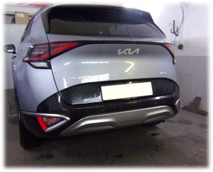 Anhängerkupplung für Kia-Sportage NQ5, ohne Elektrosatzvorbereitung, Baureihe 2021- abnehmbar