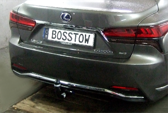 Anhängerkupplung für Lexus-LS 500, nur für Heckträgerbetrieb, Montage nur bei uns im Haus, Baureihe 2018- V-abnehmbar  Anhängerkupplung für Lexus-LS 500, nur für Heckträgerbetrieb, Montage nur bei uns im Haus, Baureihe 2018- V-abnehmbar