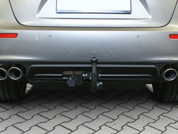 Anhängerkupplung für Maserati-Ghibli GranSport, nur für Heckträgerbetrieb, Montage nur bei uns im Haus, Baureihe 2017- V-abnehmbar  Anhängerkupplung für Maserati-Ghibli GranSport, nur für Heckträgerbetrieb, Montage nur bei uns im Haus, Baureihe 2017- V-abnehmbar