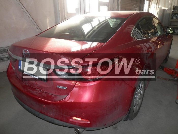 Anhängerkupplung für Mazda-6 Limousine, Baureihe 2013-2018 abnehmbar Anhängerkupplung für Mazda-6 Limousine, Baureihe 2013-2018 abnehmbar