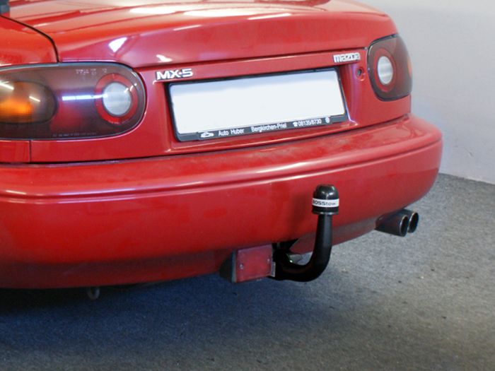 Anhängerkupplung für Mazda-MX 5, NA nur für Fahrzeuge mit vorh. Anhängelastfreigabe, Baureihe 1992-1998 abnehmbar  Anhängerkupplung für Mazda-MX 5, NA nur für Fahrzeuge mit vorh. Anhängelastfreigabe, Baureihe 1992-1998 abnehmbar