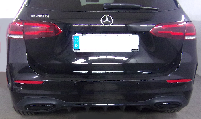 Anhängerkupplung für Mercedes-B-Klasse W247, spez. m. AMG Sport o. Styling Paket, Baureihe 2019- V-abnehmbar