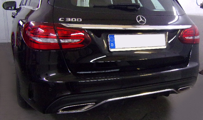Anhängerkupplung für Mercedes-C-Klasse Kombi W205, spez. m. AMG Sport o. Styling Paket, Baureihe 2018-2021 V-abnehmbar  Anhängerkupplung für Mercedes-C-Klasse Kombi W205, spez. m. AMG Sport o. Styling Paket, Baureihe 2018-2021 V-abnehmbar