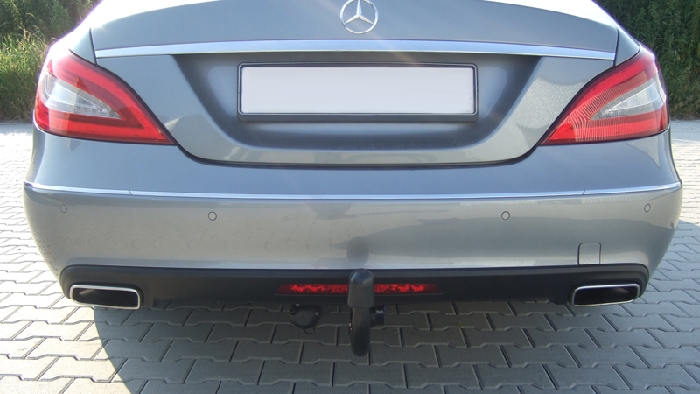 Anhängerkupplung für Mercedes-CLS C218, spez. m. AMG Sport o. Styling Paket, nur für Heckträgerbetrieb, Montage nur bei uns im Haus, Baureihe 2011- V-abnehmbar