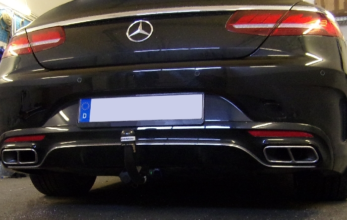 Anhängerkupplung für Mercedes-S-Klasse A217 Cabrio, spez. m. AMG Sport o. Styling Paket, nur für Heckträgerbetrieb, Montage nur bei uns im Haus, Baureihe 2017- V-abnehmbar