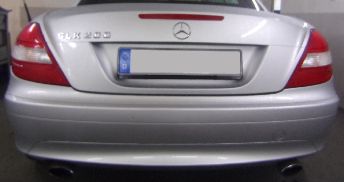 Anhängerkupplung für Mercedes-SLK R171, nur für Heckträgerbetrieb, Montage nur bei uns im Haus, Baureihe 2004- V-abnehmbar  Anhängerkupplung für Mercedes-SLK R171, nur für Heckträgerbetrieb, Montage nur bei uns im Haus, Baureihe 2004- V-abnehmbar