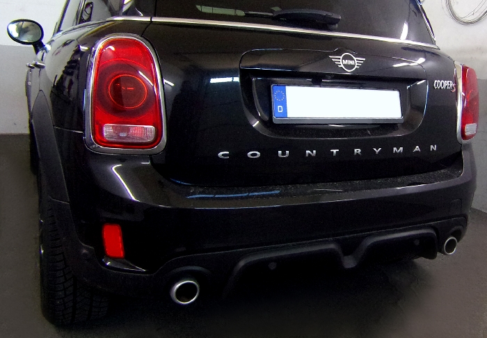 Anhängerkupplung für MINI-Countryman F60 Countryman, spez. JCW John Cooper Works ALL4, Fzg. mit Anhängelastfreigabe, Baureihe 2017- V-abnehmbar  Anhängerkupplung für MINI-Countryman F60 Countryman, spez. JCW John Cooper Works ALL4, Fzg. mit Anhängelastfreigabe, Baureihe 2017- V-abnehmbar