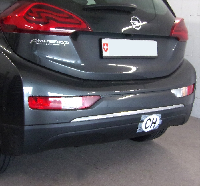 Anhängerkupplung für Opel-Ampera-e Heckträgeraufnahme, nur für Heckträgerbetrieb, Baureihe 2019- V-abnehmbar  Anhängerkupplung für Opel-Ampera-e Heckträgeraufnahme, nur für Heckträgerbetrieb, Baureihe 2019- V-abnehmbar