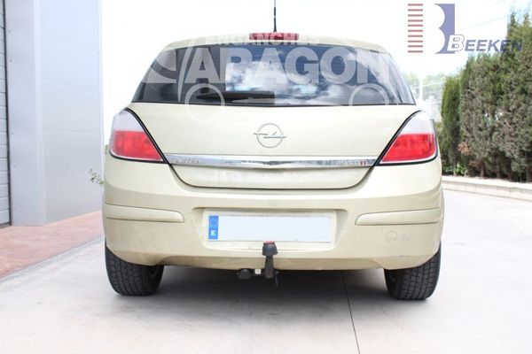 Anhängerkupplung für Opel-Astra H, Fließheck, 5trg, Fzg. mit REC, Baureihe 2004- starr  Anhängerkupplung für Opel-Astra H, Fließheck, 5trg, Fzg. mit REC, Baureihe 2004- starr