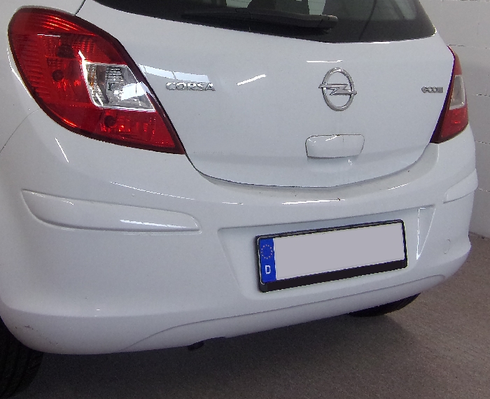 Anhängerkupplung für Opel-Corsa D, Fließheck, Baureihe 2011-2014 starr  Anhängerkupplung für Opel-Corsa D, Fließheck, Baureihe 2011-2014 starr