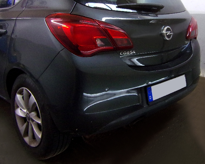 Anhängerkupplung für Opel-Corsa E, Fließheck, Baureihe 2014-2019 abnehmbar  Anhängerkupplung für Opel-Corsa E, Fließheck, Baureihe 2014-2019 abnehmbar