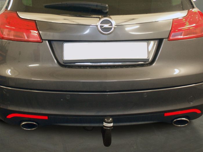 Anhängerkupplung für Opel-Insignia A Sports Tourer, inkl. 4WD Fzg. mit OPC-Line u. Elektrosatz-Vorbereitung, Baureihe 2008- V-abnehmbar  Anhängerkupplung für Opel-Insignia A Sports Tourer, inkl. 4WD Fzg. mit OPC-Line u. Elektrosatz-Vorbereitung, Baureihe 2008- V-abnehmbar