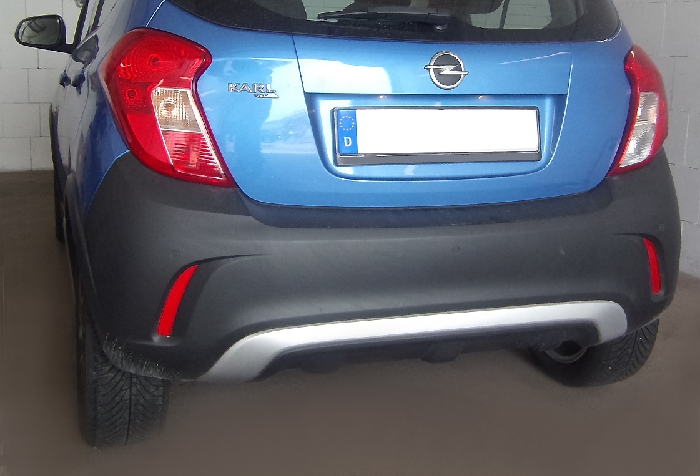 Anhängerkupplung für Opel-Karl Heckträgeraufnahme, nur für Heckträgerbetrieb, Montage nur bei uns im Haus, Baureihe 2015- V-abnehmbar  Anhängerkupplung für Opel-Karl Heckträgeraufnahme, nur für Heckträgerbetrieb, Montage nur bei uns im Haus, Baureihe 2015- V-abnehmbar