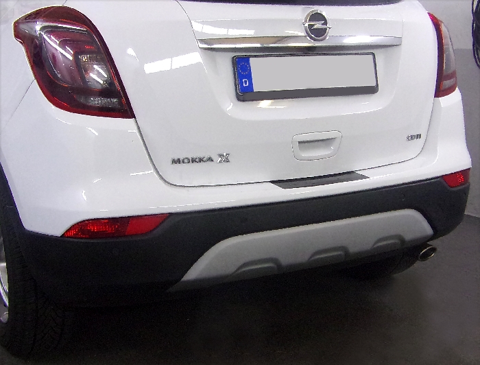 Anhängerkupplung für Opel-Mokka X nicht für Fzg. mit Fahrradträgersystem Flex-Fix, mit Elektrosatzvorb., Baureihe 2016-2020 starr  Anhängerkupplung für Opel-Mokka X nicht für Fzg. mit Fahrradträgersystem Flex-Fix, mit Elektrosatzvorb., Baureihe 2016-2020 starr