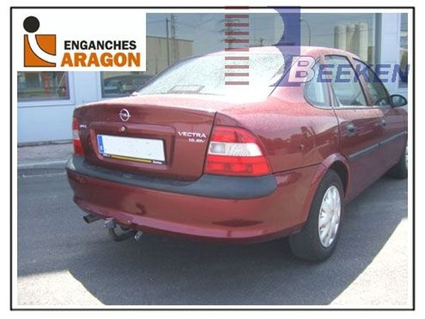 Anhängerkupplung für Opel-Vectra B, Fließheck, nicht V6, Baureihe 1995-1998 starr