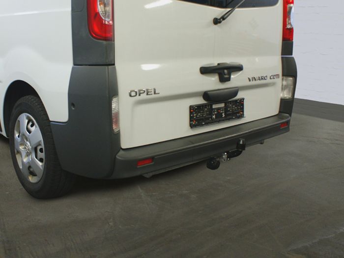 Anhängerkupplung für Opel-Vivaro Kasten/ Bus/ Kombi, Baureihe 2006-2008 starr  Anhängerkupplung für Opel-Vivaro Kasten/ Bus/ Kombi, Baureihe 2006-2008 starr
