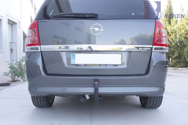 Anhängerkupplung für Opel-Zafira B, Van, CNG- Modelle, Fzg. ohne REC, Baureihe 2005-2015 V-abnehmbar  Anhängerkupplung für Opel-Zafira B, Van, CNG- Modelle, Fzg. ohne REC, Baureihe 2005-2015 V-abnehmbar